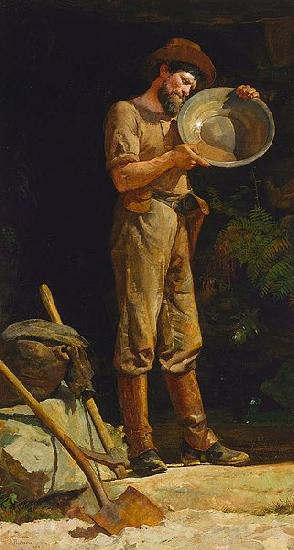 Julian Ashton Prospector Spain oil painting art